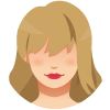Hair color: dark blonde